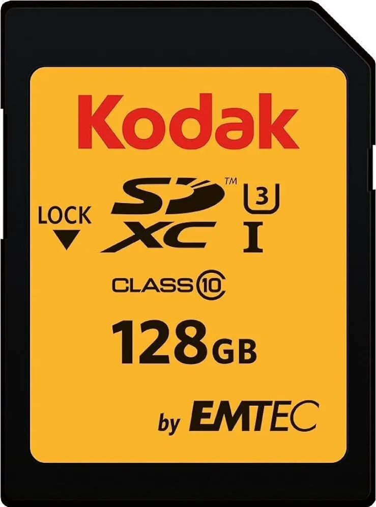 Kodak Premium Performance SDXC 128GB U3 V30 A1 UHS-I με αντάπτορα Kodak Premium Performance SDXC 128GB U3 V30 A1 UHS-I με αντάπτορα - Image 1
