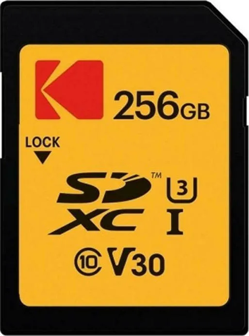 Kodak Ultra Performance SDXC 256GB U3 V30 A1 UHS-I 95MB/s Kodak Ultra Performance SDXC 256GB U3 V30 A1 UHS-I 95MB/s - Image 1