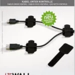 Label The Cable Δεματικά Καλωδίων Πλαστικά σε Μαύρο χρώμα (10τμχ)
