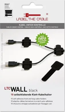 Label The Cable Δεματικά Καλωδίων Πλαστικά σε Μαύρο χρώμα (10τμχ) Label The Cable Δεματικά Καλωδίων Πλαστικά σε Μαύρο χρώμα (10τμχ) - Image 1