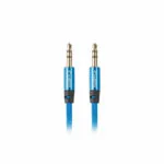 Lanberg Καλώδιο Ήχου 3.5mm male - 3.5mm male Μπλε 2m με Επίχρυσους Ακροδέκτες CA-MJMJ-10CU-0020-BL