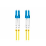 Lanberg Καλώδιο Οπτικής Ίνας LC/UPC-LC/UPC 1m Κίτρινο