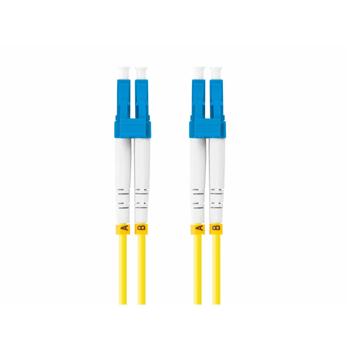 Lanberg Καλώδιο Οπτικής Ίνας LC/UPC-LC/UPC 1m Κίτρινο Lanberg Καλώδιο Οπτικής Ίνας LC/UPC-LC/UPC 1m Κίτρινο - Image 1