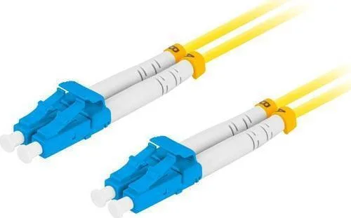 Lanberg Καλώδιο Οπτικής Ίνας LC/UPC-LC/UPC 5m Κίτρινο FO-LULU-SD11-0050-YE Lanberg Καλώδιο Οπτικής Ίνας LC/UPC-LC/UPC 5m Κίτρινο FO-LULU-SD11-0050-YE - Image 1