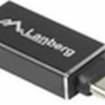 Lanberg Μετατροπέας USB-C male σε USB-A female 1τμχ AD-UC-UA-02