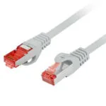Lanberg F/FTP Cat.6 (Gigabit) Καλώδιο Δικτύου Ethernet 5m Γκρι PCF6-10CU-0500-S
