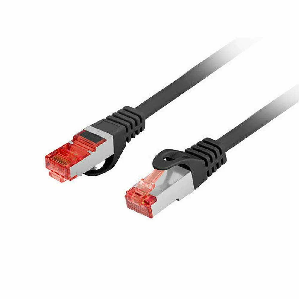Lanberg F/UTP Cat.6 (Gigabit) Καλώδιο Δικτύου Ethernet 0.25m Μαύρο PCF6-10CU-0025-BK Lanberg F/UTP Cat.6 (Gigabit) Καλώδιο Δικτύου Ethernet 0.25m Μαύρο PCF6-10CU-0025-BK - Image 1