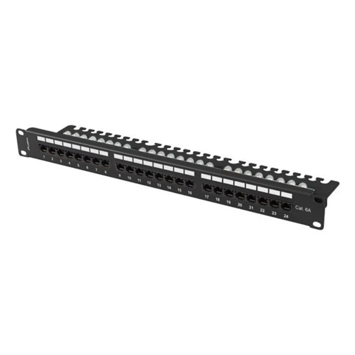 Lanberg Patch Panel για Rack 1U 19" 24 Θυρών Μαύρο Lanberg Patch Panel για Rack 1U 19" 24 Θυρών Μαύρο - Image 1