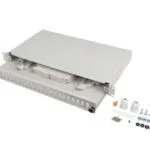 Lanberg Patch Panel για Rack 1U 19" Γκρι FOP1-24SD-LQS