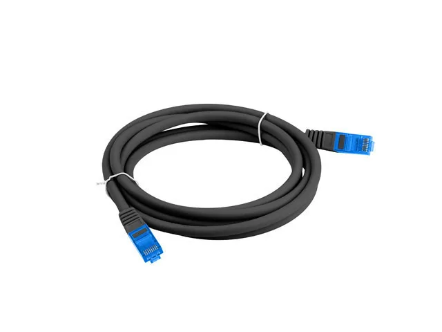 Lanberg S/FTP Cat.6a (Gigabit) Καλώδιο Δικτύου Ethernet 1.5m Μαύρο PCF6A-10CC-0150-BK Lanberg S/FTP Cat.6a (Gigabit) Καλώδιο Δικτύου Ethernet 1.5m Μαύρο PCF6A-10CC-0150-BK - Image 1