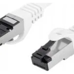 Lanberg S/FTP Cat.8.1 Καλώδιο Δικτύου Ethernet 0.25m Λευκό PCF8-10CU-0025-W