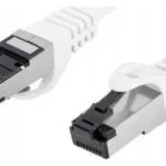 Lanberg S/FTP Cat.8.1 Καλώδιο Δικτύου Ethernet 1m Λευκό PCF8-10CU-0100-W