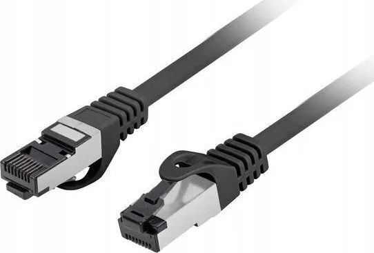Lanberg S/FTP Cat.8.1 Καλώδιο Δικτύου Ethernet 1m Μαύρο PCF8-10CU-0100-BK Lanberg S/FTP Cat.8.1 Καλώδιο Δικτύου Ethernet 1m Μαύρο PCF8-10CU-0100-BK - Image 1