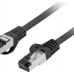 Lanberg S/FTP Καλώδιο Δικτύου Ethernet 0.5m Μαύρο PCF8-10CU-0050-BK