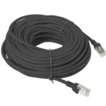 Lanberg U/UTP Cat.6 (Gigabit) Καλώδιο Δικτύου Ethernet χωρίς ακροδέκτες 20m Μαύρο PCU6-10CC-2000-BK