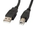 Lanberg USB 2.0 Cable USB-A male - USB-B male Μαύρο 0.5m (CA-USBA-11CC-0005-BK)