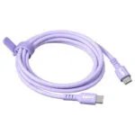 Laut Braided USB 2.0 Cable USB-C male - USB-C 60W PD Μωβ 1.5m
