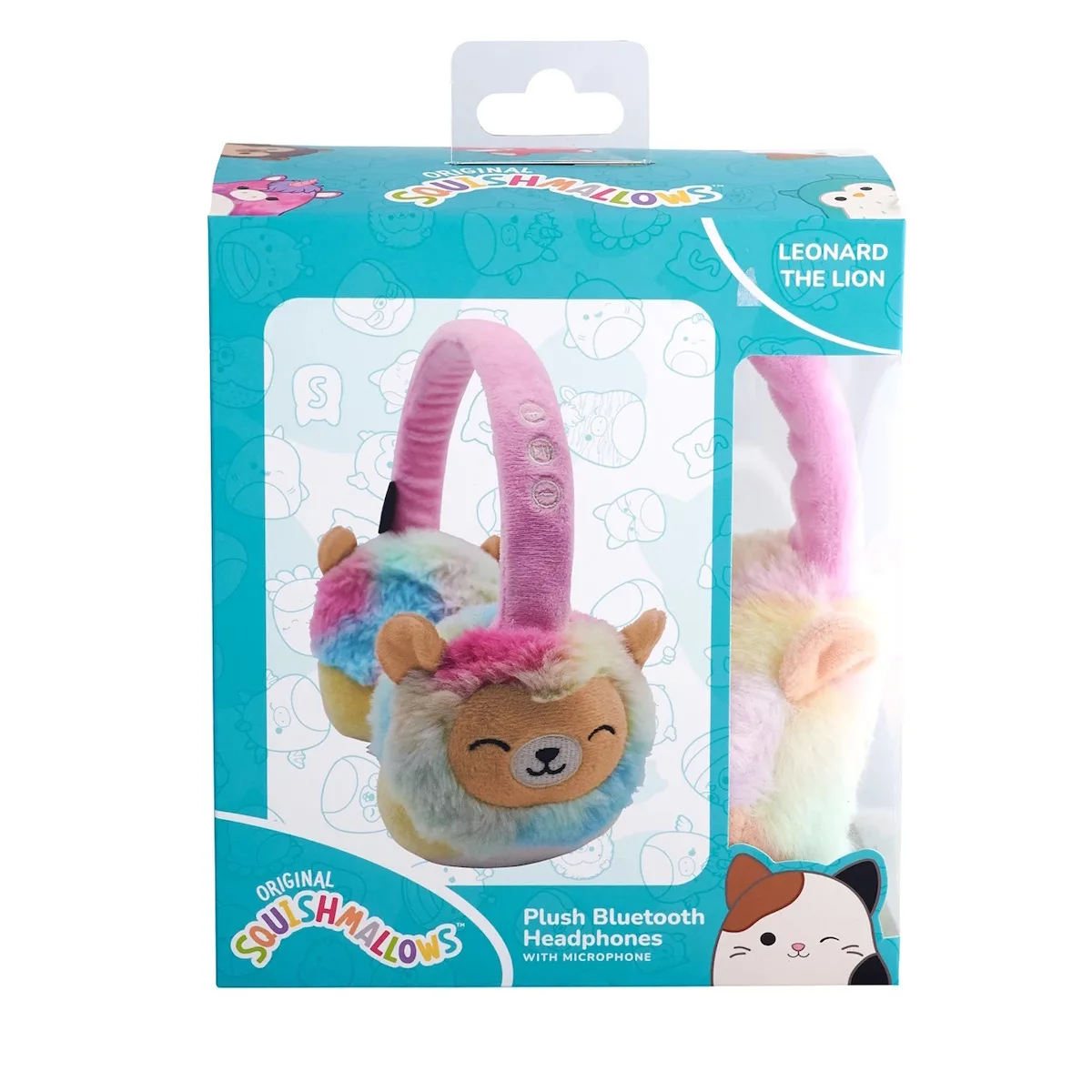 Lazerbuilt Squishmallows Leonard the Lion – Λούτρινα Ασύρματα Παιδικά Ακουστικά Μικρόφωνο Lazerbuilt Squishmallows Leonard the Lion – Λούτρινα Ασύρματα Παιδικά Ακουστικά Μικρόφωνο - Image 1