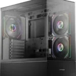 LC-Power Gaming 812B Onyx Vision Midi Tower Κουτί Υπολογιστή με Πλαϊνό Παράθυρο Μαύρο