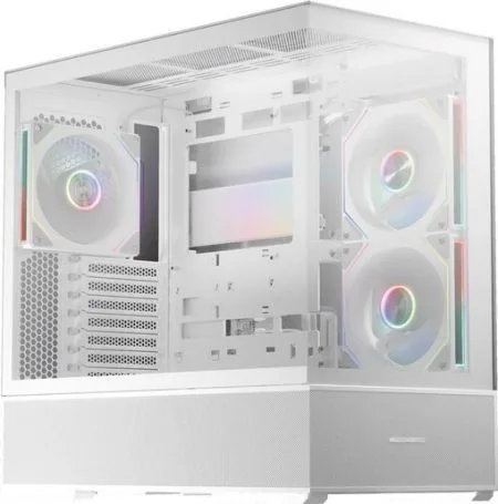 LC-Power Gaming 812W Quartz Vision Midi Tower Κουτί Υπολογιστή με Πλαϊνό Παράθυρο Λευκό LC-Power Gaming 812W Quartz Vision Midi Tower Κουτί Υπολογιστή με Πλαϊνό Παράθυρο Λευκό - Image 1