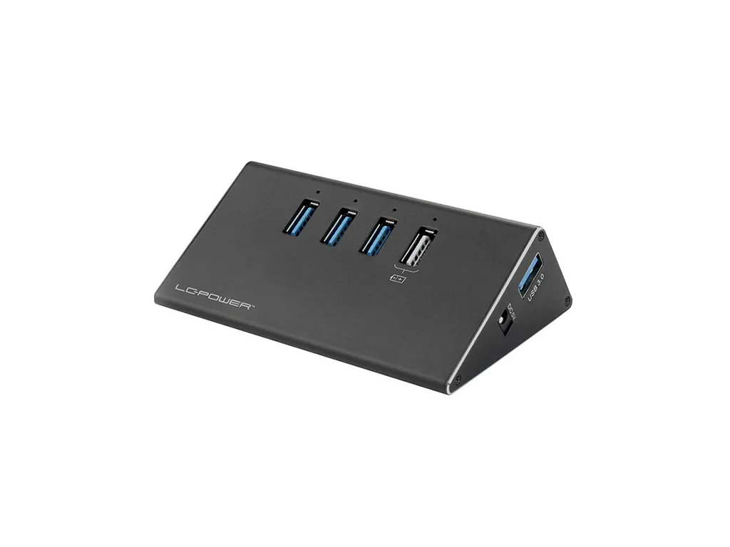 LC-Power Hub 3 Θυρών USB 3.0 με σύνδεση USB-A LC-HUB-ALU-2B-4 LC-Power Hub 3 Θυρών USB 3.0 με σύνδεση USB-A LC-HUB-ALU-2B-4 - Image 1