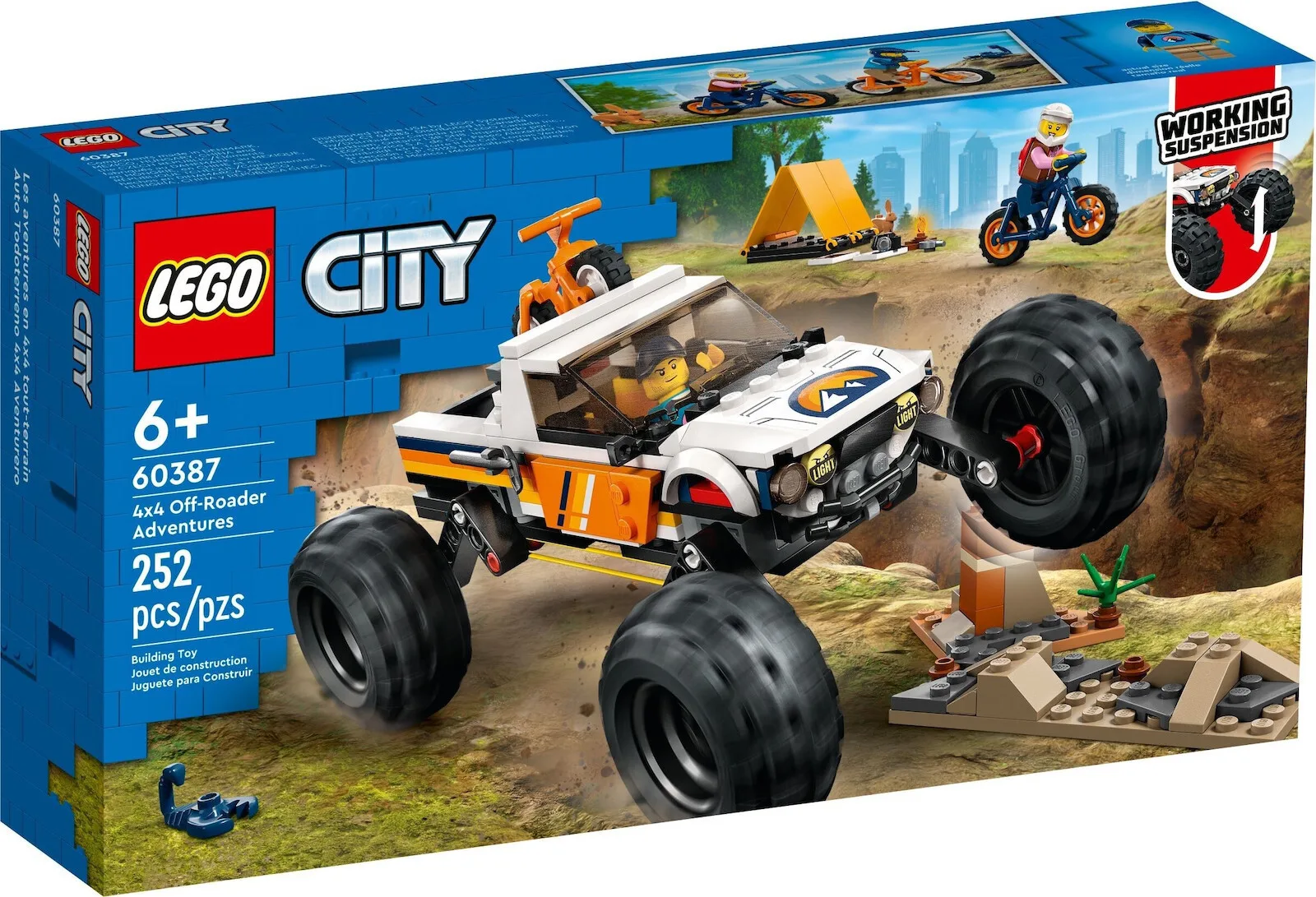LEGO City 4x4 Off-Roader Adventures για 6+ Ετών 60387 LEGO City 4x4 Off-Roader Adventures για 6+ Ετών 60387 - Image 1