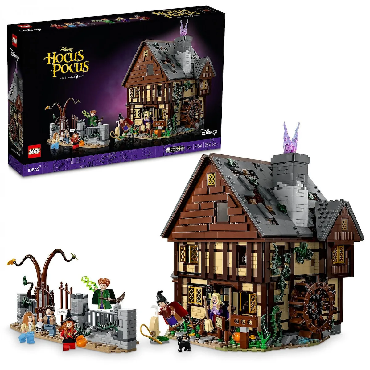 LEGO Disney The Sanderson Sisters Cottage για 18+ Ετών 21341 LEGO Disney The Sanderson Sisters Cottage για 18+ Ετών 21341 - Image 1
