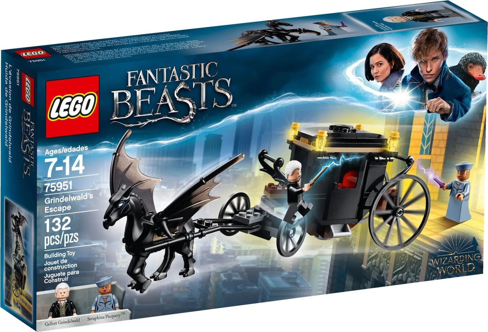 LEGO Fantastic Beasts Fantastic Beasts Grindelwald's Escape για 7-14 Ετών 75951 LEGO Fantastic Beasts Fantastic Beasts Grindelwald's Escape για 7-14 Ετών 75951 - Image 1