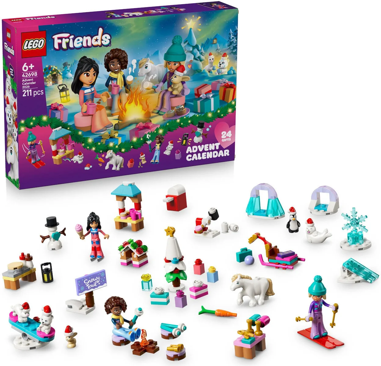 LEGO Friends Advent Calendar για 6+ Ετών 211τμχ 2130686 LEGO Friends Advent Calendar για 6+ Ετών 211τμχ 2130686 - Image 1