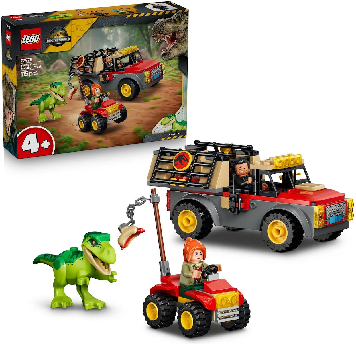 LEGO Jurassic World Young T-rex Transport Truck για 4+ Ετών 115τμχ 2136509 LEGO Jurassic World Young T-rex Transport Truck για 4+ Ετών 115τμχ 2136509 - Image 1