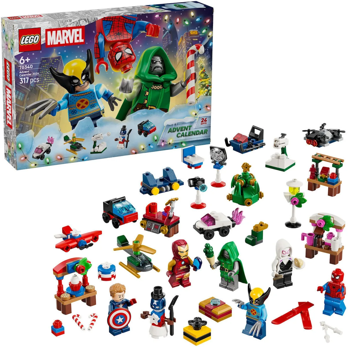 LEGO Super Heroes Advent Calendar για 6+ Ετών 317τμχ 2130691 LEGO Super Heroes Advent Calendar για 6+ Ετών 317τμχ 2130691 - Image 1
