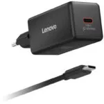 Lenovo Φορτιστής GaN με Θύρα USB-C και Καλώδιο USB-C - USB-C 65W (40AW65WBEU)