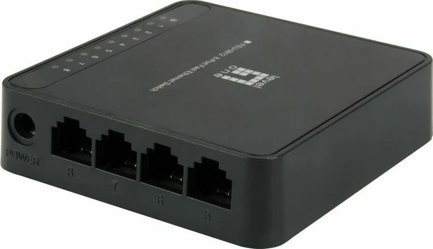 Level One FEU-0812 Unmanaged L2 Switch με 8 Θύρες Ethernet Level One FEU-0812 Unmanaged L2 Switch με 8 Θύρες Ethernet - Image 1