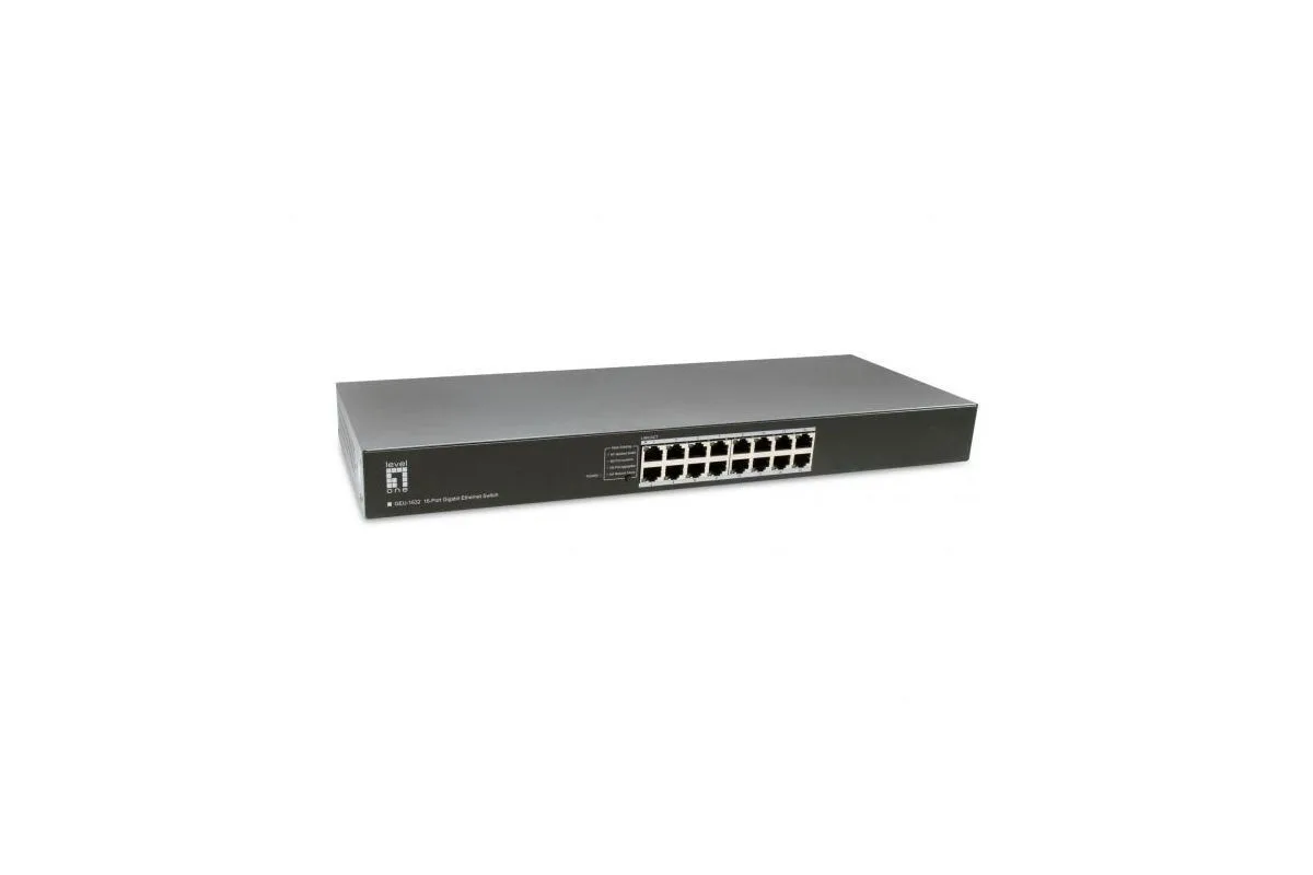 Level One GEU-1632 Unmanaged L2 Switch με 16 Θύρες Gigabit (1Gbps) Ethernet Level One GEU-1632 Unmanaged L2 Switch με 16 Θύρες Gigabit (1Gbps) Ethernet - Image 1