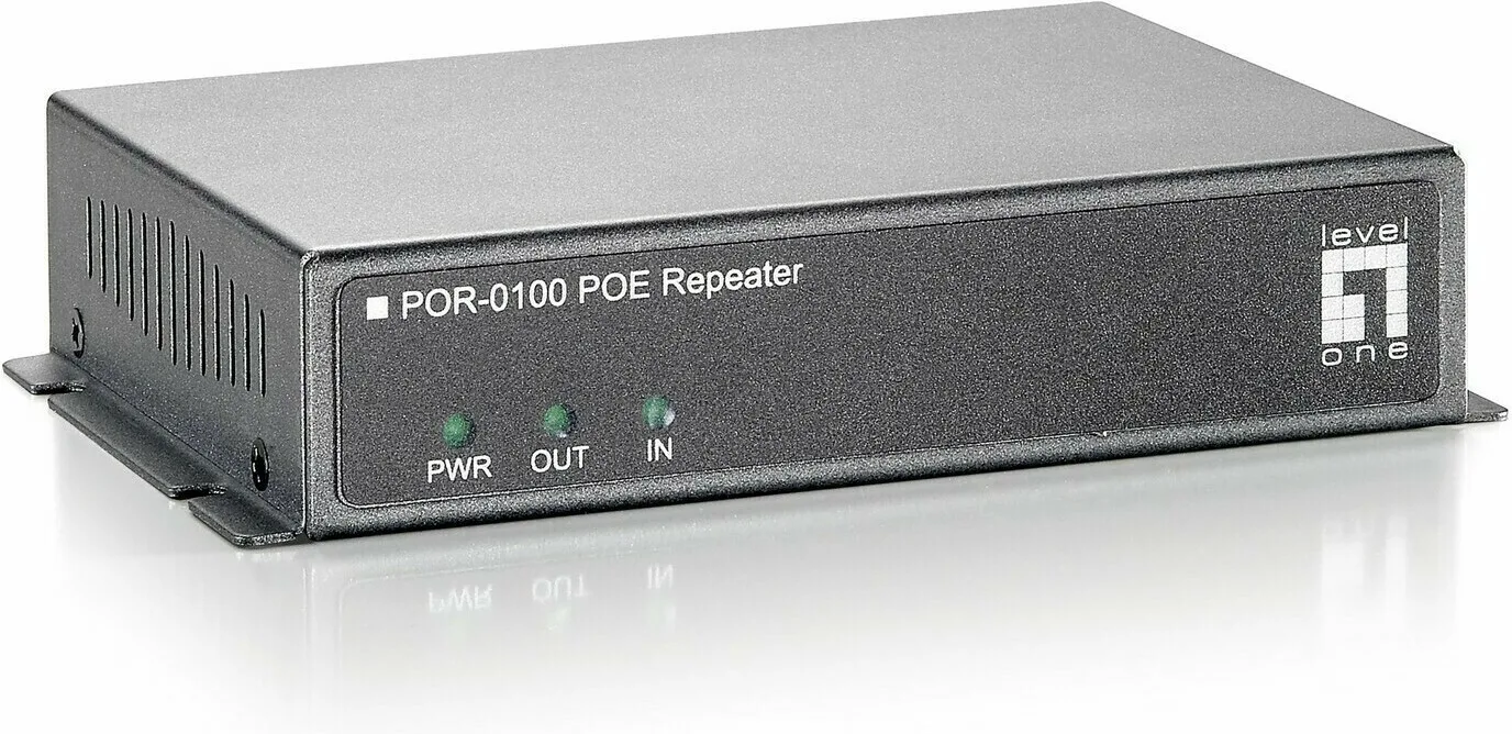 Level One POR-0100 PoE Repeater Level One POR-0100 PoE Repeater - Image 1