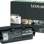 Lexmark T654X11 Γνήσιο Toner Laser Εκτυπωτή Μαύρο Extra High Yield 36000 Σελίδων T654X11E