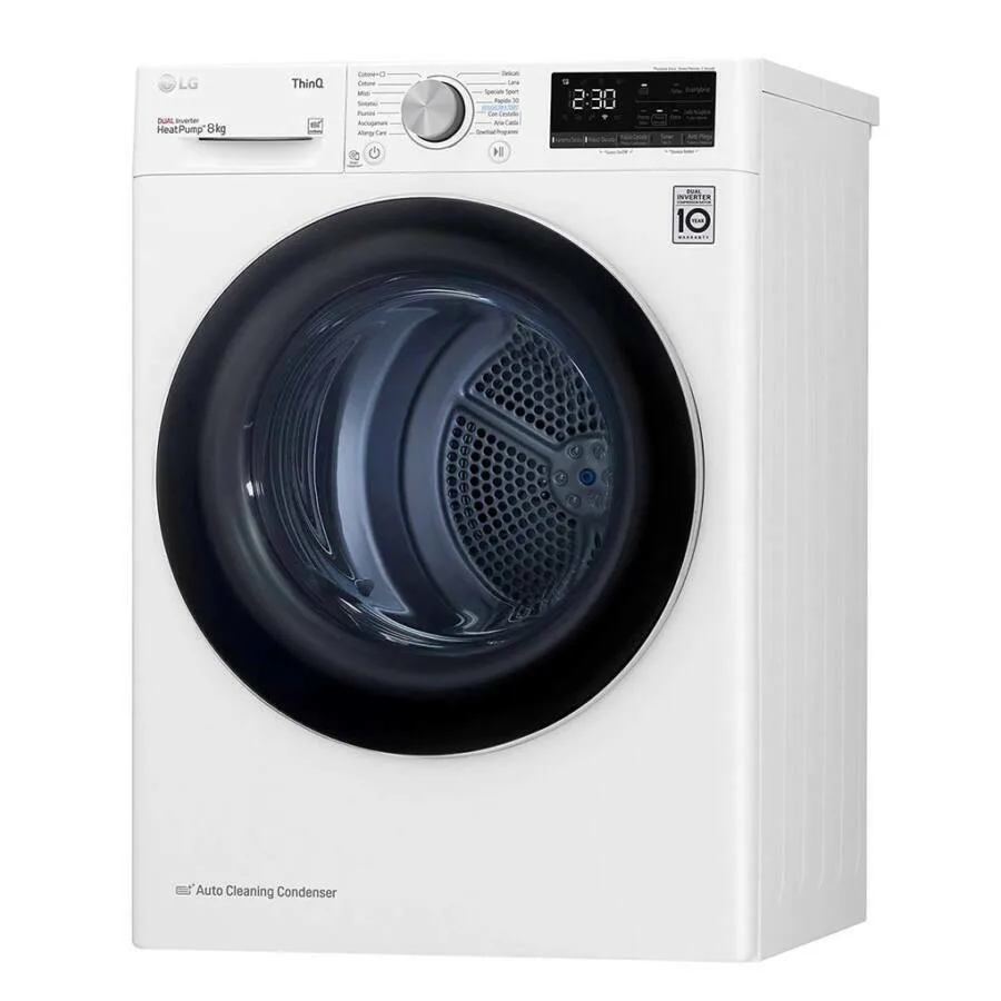 LG RH80V3AV6N Στεγνωτήριο 8kg A++ με Αντλία Θερμότητας LG RH80V3AV6N Στεγνωτήριο 8kg A++ με Αντλία Θερμότητας - Image 1