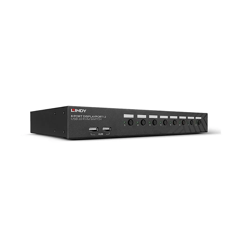 Lindy 39540 KVM & Data Switch με DisplayPort / USB 2.0 Lindy 39540 KVM & Data Switch με DisplayPort / USB 2.0 - Image 1
