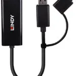 Lindy 43412 Αντάπτορας Δικτύου USB-C με Ενσύρματη Σύνδεση Ethernet