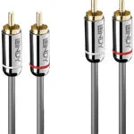 Lindy Cable 2x RCA male - 2x RCA male 1m 35345