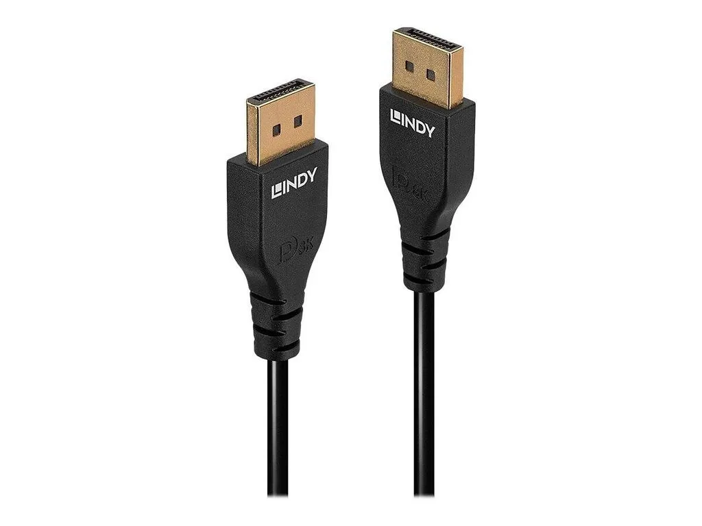 Lindy Cable DisplayPort male - DisplayPort male 0.5m Μαύρο (36460) Lindy Cable DisplayPort male - DisplayPort male 0.5m Μαύρο (36460) - Image 1