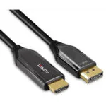 Lindy Cable DisplayPort male - DisplayPort male 1m Μαύρο (40930)
