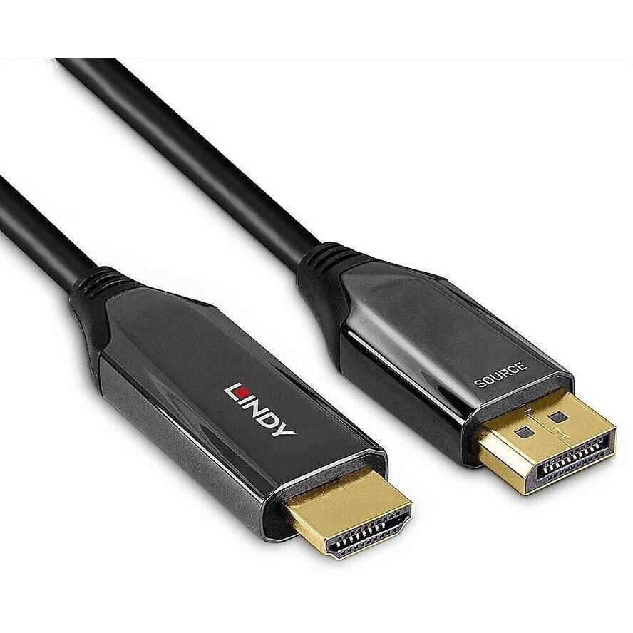 Lindy Cable DisplayPort male - DisplayPort male 1m Μαύρο (40930) Lindy Cable DisplayPort male - DisplayPort male 1m Μαύρο (40930) - Image 1