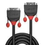 Lindy Cable DVI-D male - DVI-D male 1m Μαύρο (36251)