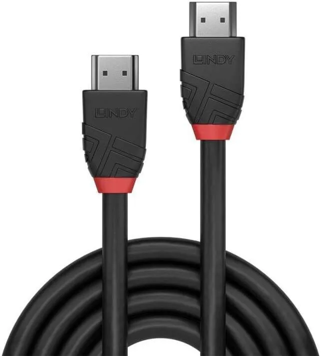 Lindy Cable HDMI male - HDMI male 0.5m Μαύρο 36501 Lindy Cable HDMI male - HDMI male 0.5m Μαύρο 36501 - Image 1