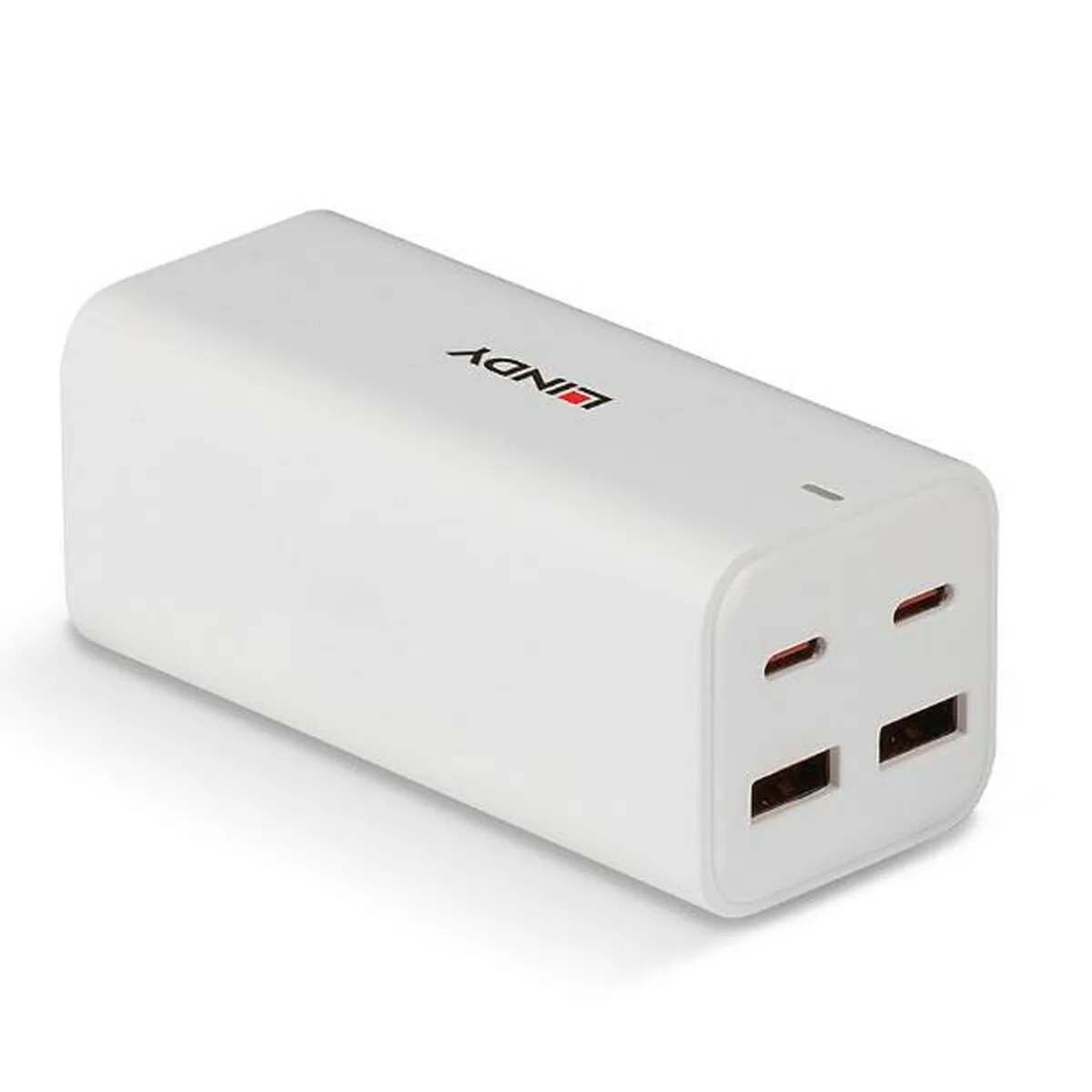 Lindy Βάση Φόρτισης με 2 Θύρες USB-A και 2 Θύρες USB-C 100W Power Delivery σε Λευκό χρώμα (73441) Lindy Βάση Φόρτισης με 2 Θύρες USB-A και 2 Θύρες USB-C 100W Power Delivery σε Λευκό χρώμα (73441) - Image 1