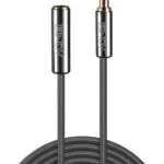 Lindy Καλώδιο Ήχου 3.5mm male - 3.5mm female Ασημί 2m με Επίχρυσους Ακροδέκτες 35328