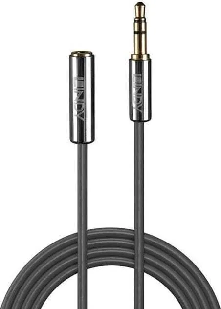 Lindy Καλώδιο Ήχου 3.5mm male - 3.5mm female Ασημί 2m με Επίχρυσους Ακροδέκτες 35328 Lindy Καλώδιο Ήχου 3.5mm male - 3.5mm female Ασημί 2m με Επίχρυσους Ακροδέκτες 35328 - Image 1