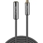 Lindy Καλώδιο Ήχου 3.5mm male - 3.5mm female Ασημί 3m με Επίχρυσους Ακροδέκτες 35329