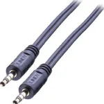 Lindy Καλώδιο Ήχου 3.5mm male - 3.5mm male Μαύρο 0.25m 35640
